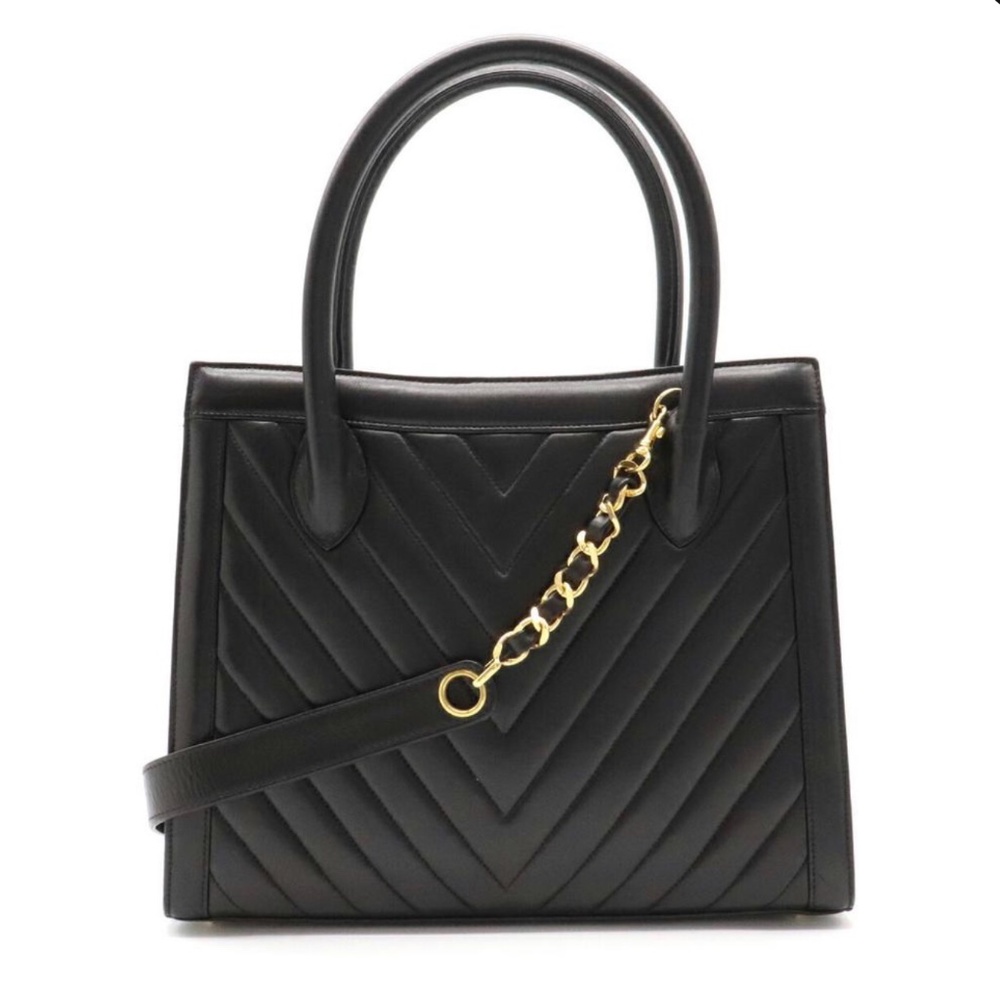 CHANEL CHEVRON Two Way Bag